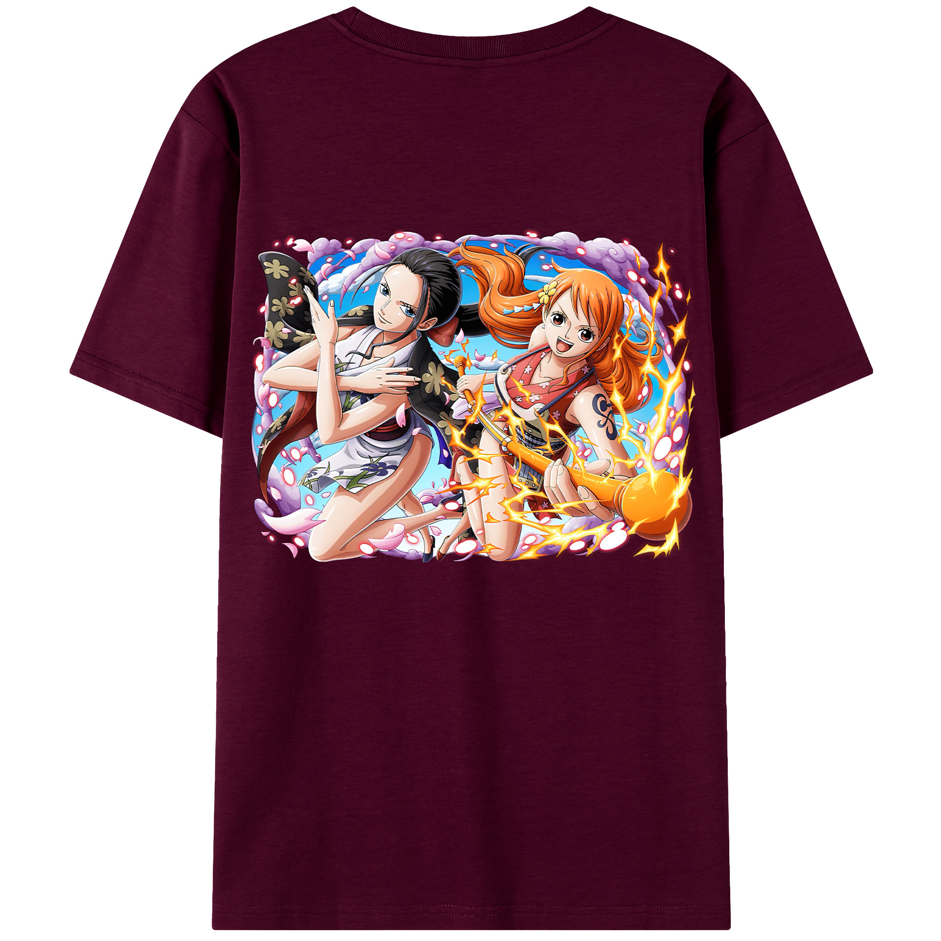 （画像用） ワンピース ナミ ONE PIECE Nami レディース半袖Tシャツ(バックプリント)
